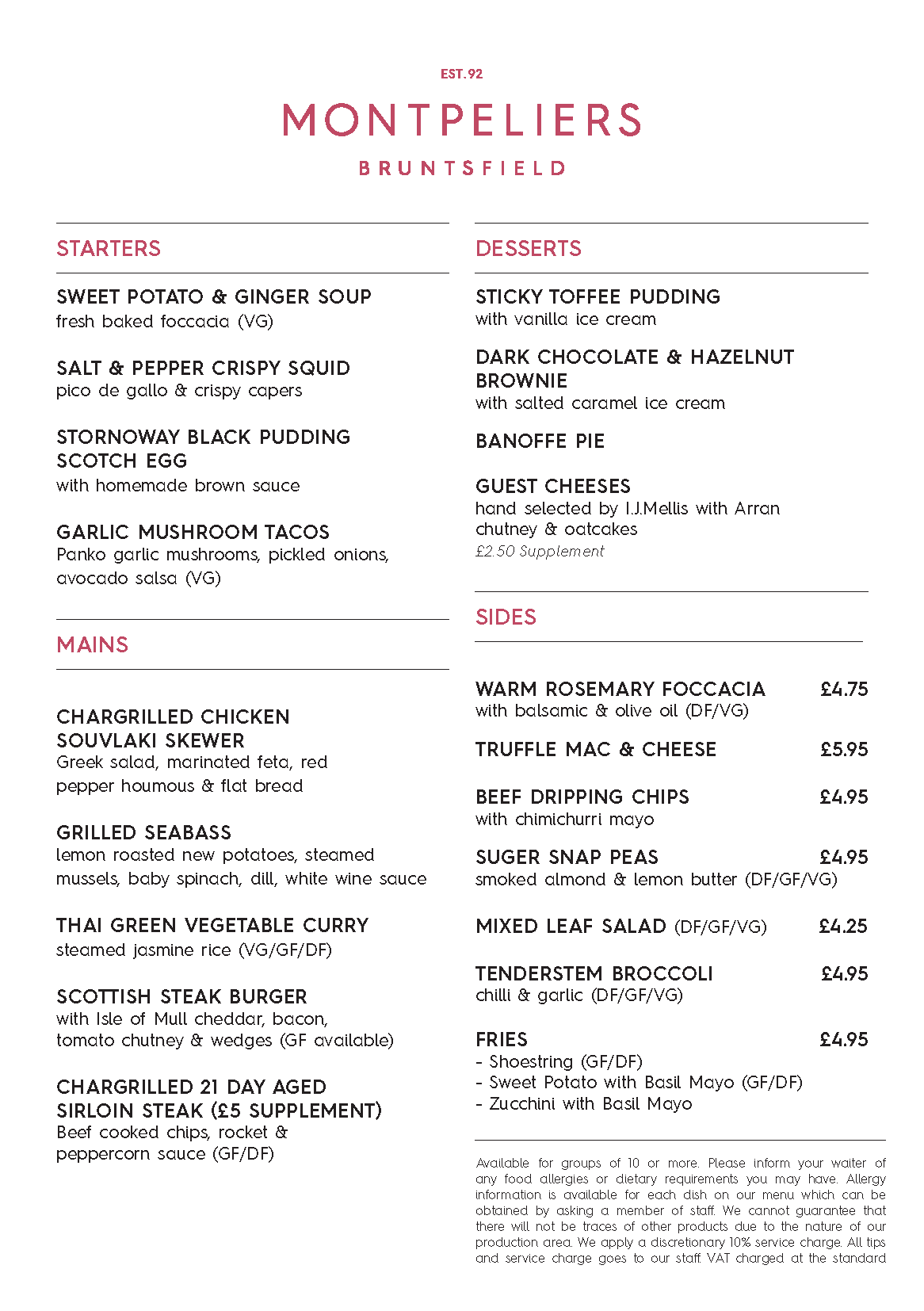 Spa & Dine Package – with Montpeliers (Lunch or Dinner)